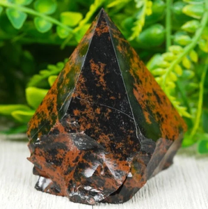 En gros Naturel Acajou Obsidienne Cristal Semi Précieuse Amour Pierre Feng Shui Sharp Énergie Reiki Guérison Agate Décoration de La Maison - Product Image 3