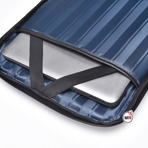 Sac à dos décontracté unisexe en polyester imperméable de grande capacité Système de transport à fermeture éclair avec sangle USB pour affaires - Product Image 4