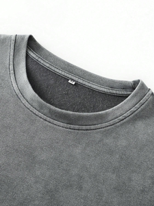 Thiết kế mới hip hop TEE Đen t Áo sơ mi quá khổ unisex đồng bằng cổ điển rửa Áo phông Mens biểu tượng tùy chỉnh trống Phi Hành Đoàn, tập thể dục t Áo sơ mi - Product Image 3