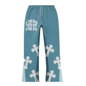 ชุดวอร์มผ้าฟลีซสำหรับผู้ชายชุดวอร์มพิมพ์ลายสกรีนผ้าคอตตอนสำหรับฤดูใบไม้ร่วงและฤดูหนาว - Product Image 5