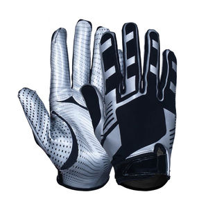 Gants de football américain de qualité supérieure, tendance, en polyester, antidérapants, respirants, doux, séchage rapide, faciles à porter, sur mesure - Product Image 2