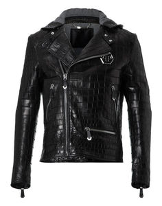 Wholesale OEM Custom <b>Boys</b> Classic Biker Motorcycle PU <b>Leather</b> <b>Jacket</b> for Men Long Winter Season Solid Design Embroidery Canvas - Product Image 3
