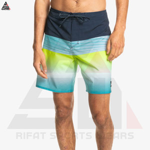 Vente en gros de shorts en toile pour hommes 100% coton de haute qualité à impression de logo personnalisé basket-ball de taille élastique à séchage rapide d'entrejambe de 5 pouces - Product Image 2