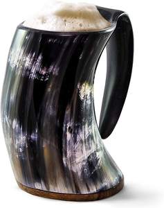 Mejor elegante 500ml vikingo cuerno de buey jarra regalo de negocios directo de la fábrica de La India - Product Image 2