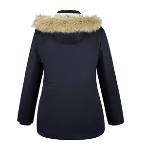 Veste parka d'hiver pour femmes, respirante, grande taille, qualité supérieure, nylon brut, couleur et logo personnalisables, service OEM - Product Image 2