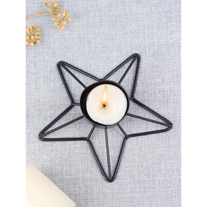 Solid <b>Iron</b> Wire Candle Stand Rose Gold Home Decor for Living Room Tea Light Candle Holder in Reasonable Price - Product Image 4