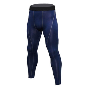 Ensembles de compression pour hommes, vêtements d'entraînement actifs, vêtements de sport à séchage rapide avec design personnalisé respirant, nouveau motif solide tendance - Product Image 3