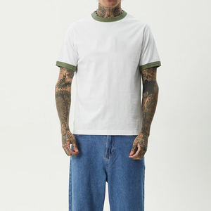 Camiseta Personalizada para Hombre, Camiseta de Manga Corta con Cuello Redondo, Camisetas Casuales de Verano, Camisetas Clásicas Básicas, Camisetas Ringer Tri-Blend - Product Image 2