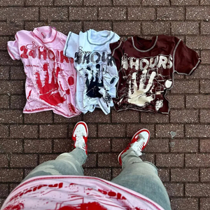 เสื้อยืดคอกลมผ้าฝ้าย100% สำหรับผู้ชายและผู้หญิงเสื้อยืดคอกลมวินเทจพิมพ์ลาย DTG - Product Image 6