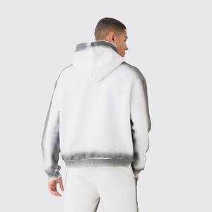 เสื้อมีฮู้ดของผู้ชายเสื้อมีฮู้ดสำหรับล้างเป็นกรดเสื้อแนวสตรีทโอเวอร์ไซส์ผ้าซักโลโก้ได้ตาม2025 - Product Image 2