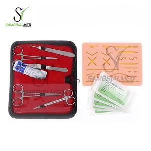 Premium 18 1 acier étudiants en médecine Kit de pratique de Suture formation chirurgicale Simulation peau Pad modèle outil enseignement éducatif - Product Image 2