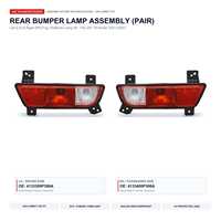 Ensemble de feux de pare-chocs arrière gauche et droit pour JAC T9 T8 Hunter Pickup Truck 2021 2023 2024, pièces de rechange pour carrosserie automobile