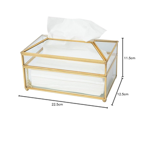 Artesanías de tejido acrílico transparente Precio superior Caja de pañuelos de acrílico transparente de lujo de gran calidad - Product Image 3