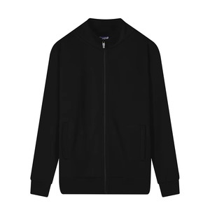 Logo personnalisé d'usine Nouvelle veste de baseball classique de qualité supérieure pour hommes en coton avec fermeture éclair Blouson aviateur pour hommes - Product Image 2