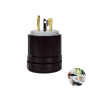 WJ-8320 L5-20P เนมาปลั๊ก bs1363 20A 120V สำหรับล็อคสายไฟ C13 IEC 6-30ตัวปรับสำหรับยานยนต์ - Product Image 1