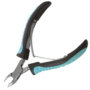 La mejor pinza para cutículas de uñas de manicura de doble resorte, borde afilado, 4,0 ", eliminación de piel muerta, pinzas para cutículas, mango de agarre de goma - Product Image 2