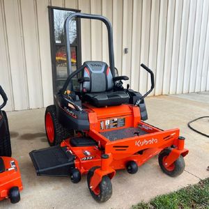Kubota Lawn Tractor 4WD Red With Black Seat And Roll <b>Cage</b> Easy To Operate - Product Image 1