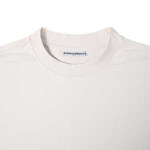 Camisetas de hombre de corte Regular de algodón 100% de calidad superior 260g respetuosas con el medio ambiente escote acanalado de secado rápido ropa de verano ligera - Product Image 4