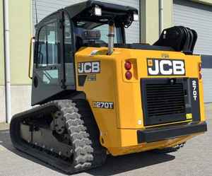 2025 JCB 270T T5 Compact Skid Steer Loader Vertical Ascenseur Cabine fermée Puissance hydraulique avancée Moteur Roulement Pompe Boîte de vitesses - Product Image 3