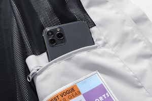 Chubasquero ligero impermeable con capucha para hombre, cortavientos de invierno Softshell para senderismo al aire libre, chaqueta de lluvia suave y transpirable - Product Image 4