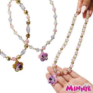 Accesorios de Juego de Mickey y Minnie Mouse, 9 Piezas, Juego de Joyería de Juguete, Collar de Cuentas, Pulsera, Anillo, 150 Unidades, Caja al por Mayor, Envío Gratis - Product Image 1