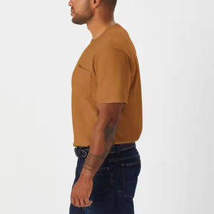 T-shirts pour hommes, best-seller, nouvelle arrivée, design ajustable et élégant, vêtements personnalisés, haut uni, motif simple, t-shirt de haute qualité - Product Image 3