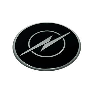 Ufficiale Opel Logo 3D cromato emblema decalcomania autoadesiva riflettente 58 MM per auto di lusso e camion superficie nera - Product Image 2