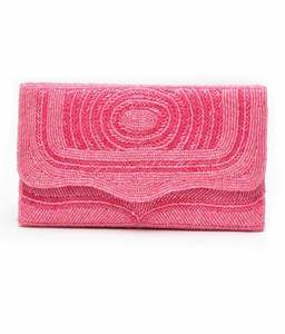 Nuevo bolso de mano de moda hecho a mano nuevo bordado abalorios decoraciones de perlas patrón geométrico algodón duradero bolsas con cremallera - Product Image 2