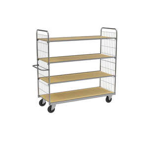 9000 Series ESD Electro Galvanized KM9000-4XL-ESD Carts <b>Material</b> <b>Handling</b> Equipment - Product Image 1