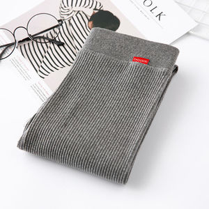 Offres Spéciales femmes Fitness taille haute Stretch Shorts rayures impression chats respirant 100% coton à la mode Styles chauds - Product Image 6