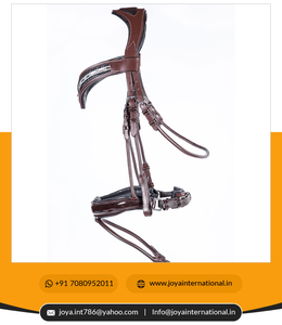 Luxe of London Edición limitada Carnaby Anatomical Rolled Snaffle Bridle Horse Products Diseño plegable - Product Image 5