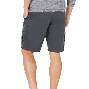 Pantalones cortos deportivos de Color sólido para hombre superventas, transpirables, holgados, de algodón ligero, hechos, gran oferta, diseño teñido liso - Product Image 2