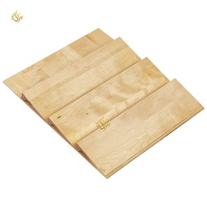 Fait de support à épices pliant en bois accessoires de cuisine en bois naturel le plus vendu grand support à épices étagère de stockage d'organisation - Product Image 1