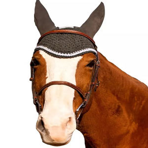 Nouveauté : Voile anti-mouches pour cheval, bonnet d'équitation, filet, chapeau, masque et voile, équipement essentiel pour cheval - Product Image 4