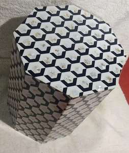 โต๊ะข้างสำหรับห้องนอนม้านั่งติดมุกแบบเปิดประทุนสำหรับห้องรับแขกบ้านไร่ดีไซน์หรูหรา2024 - Product Image 2