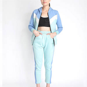 2025 meilleure qualité à la mode vêtements décontractés femmes survêtement pour adultes manches longues femmes fermeture éclair survêtement - Product Image 5