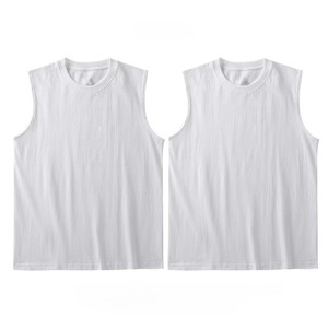 2024 débardeur en coton pour femmes 240gsm respirant col rond personnalisé débardeur à la mode - Product Image 1