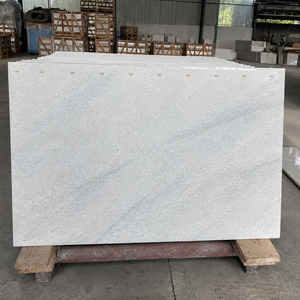 Losas de Mármol Blanco Pulido de 40x40cm con Vetas Grises para Interiores de Villas, Hoteles, Hospitales y Apartamentos - Product Image 1