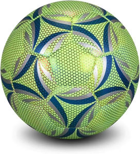 Balón de Fútbol de Alta Calidad con Diseño Personalizado, para Entrenamiento en Interiores y Exteriores, Juego en Equipo, Material de Cuero PU y PVC, para Partidos Escolares, Tamaños 3-5 - Product Image 1