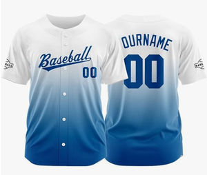 Camiseta de Béisbol Moderna para Adultos con Estampado por Transferencia de Calor, Color Combinado Personalizado, Transpirable, de Secado Rápido, Cuello Redondo, Unisex para Softbol - Product Image 4