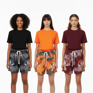 Shorts de basket-ball pour hommes en tissu de laine peignée vierge, taille haute, fermeture à cordon, coupe-vent, respirant, 100% polyester, vente en gros - Product Image 1