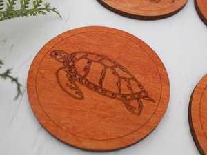 Ensemble de sous-verres en bambou personnalisés pour les promotions, tapis en bois carrés et ronds avec logo pour tasses, boissons, tasses et décoration - Product Image 4
