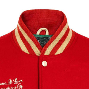 Chaquetas Varsity de Invierno para Hombre de Alta Calidad, Personalizadas con Bordado Impreso, Cuello Alto, Logotipo Frontal, Secado Rápido - Product Image 6