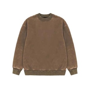 Sudaderas con capucha de lavado Vintage de peso pesado personalizadas de algodón 100% para hombre de talla grande lavado ácido recién llegado sudaderas básicas para hombre - Product Image 2