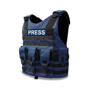 Customizable Hot Sale Outdoor High Visibility Road Media Press Reflective Safety And Security Vest With Your Logo