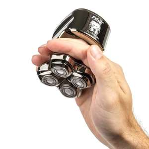 Afeitadora Eléctrica Rotativa con 3 Cabezales de Repuesto, Lavable e Impermeable, para Cara, Cuerpo y Barba, con Función de Seguridad - Product Image 3