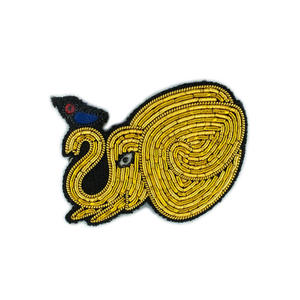 Mode Applique Cuivre Broche Patch Perlé Accessoires Robe Saree Motif Fabriqué À La Main Taille Personnalisable - Product Image 6