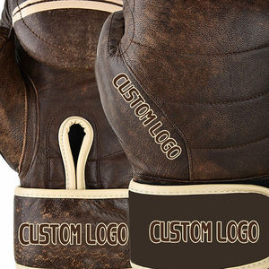 Lo último de 2025, guantes de boxeo de cuero PU de alta calidad hechos a medida, guantes de boxeo personalizados profesionales, guantes de boxeo de lucha - Product Image 3