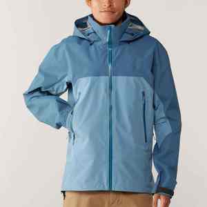 Vestes de sport à capuche en tissu softshell polyester personnalisées SUMROOS avec poche zippée, légères, imperméables, grandes tailles pour hommes - Product Image 2