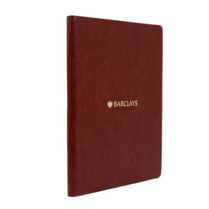 Carnet de réunion de bureau élégant Olivia International, format A5, couverture rigide, reliure spirale, papier personnalisé 80 g/m², 192 pages, aux meilleurs prix - Product Image 6